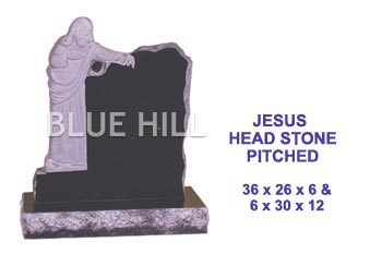 Jesus Head Stone Pitched