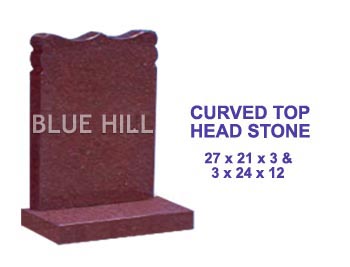 Curved Top Head Stone